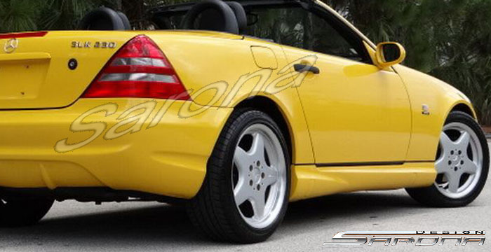 Custom Mercedes SLK  Convertible Side Skirts (1998 - 2004) - $550.00 (Part #MB-039-SS)